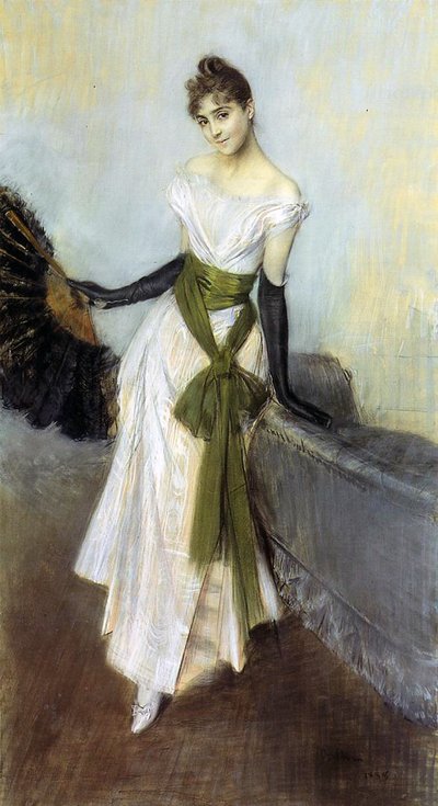 Signorina Concha de Ossa, 1888 door Giovanni Boldini